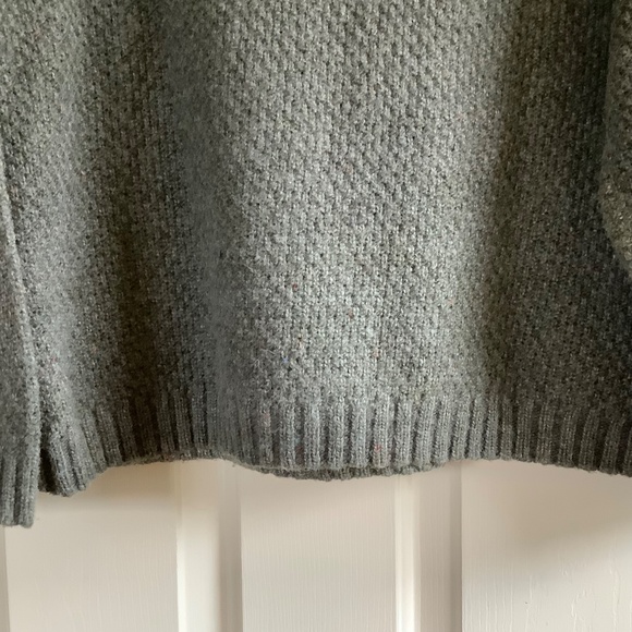 ZARA Men Cable Knit Sweater Gray Green SZ XL - Picture 11 of 16